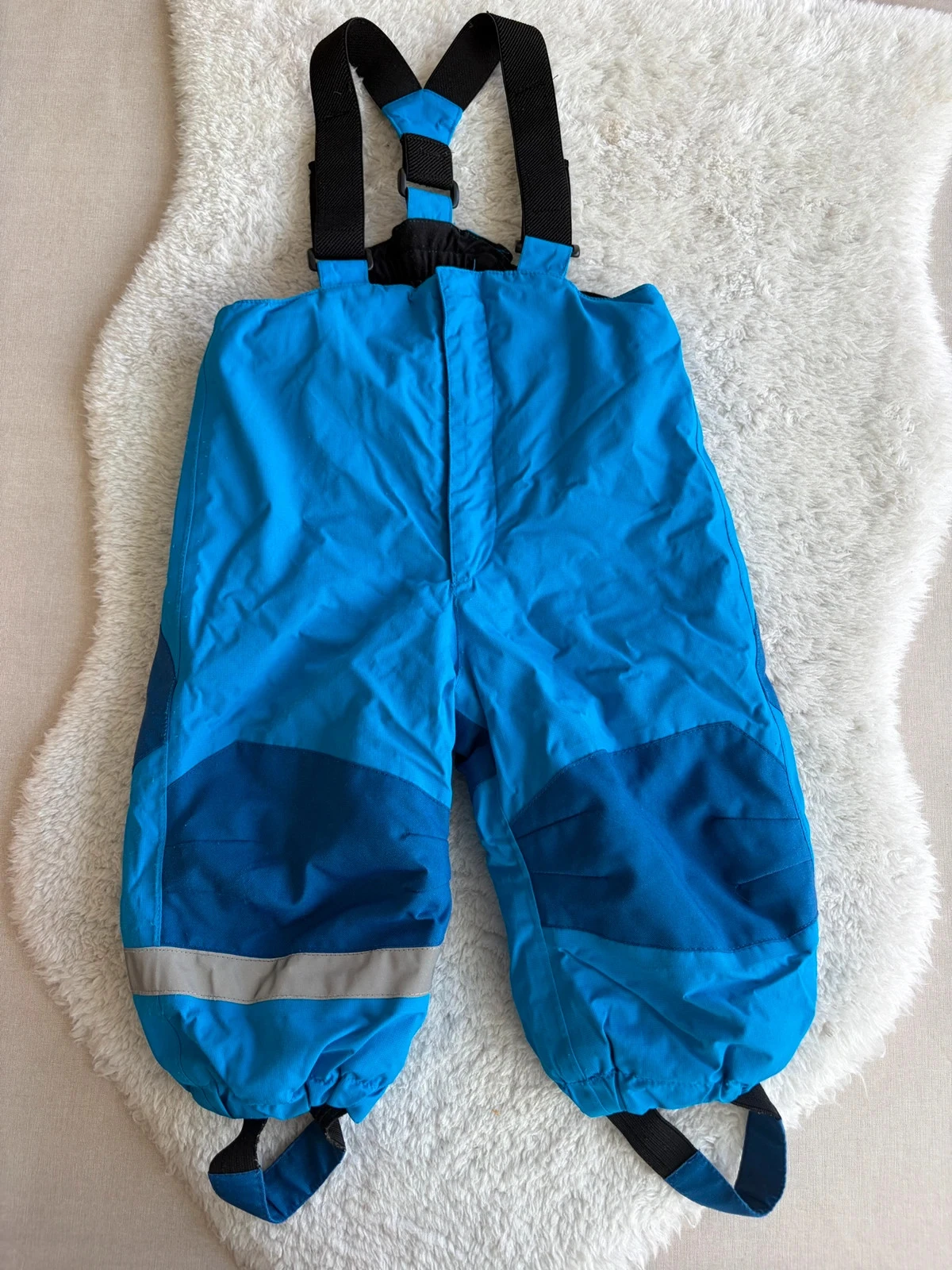 Felblauwe skibroek H&M 80